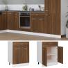 Drawer Bottom Cabinet Brown Oak - 60x46x81.5 cm Engineered Wood