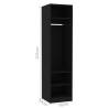 Wardrobe Black 50x50x200 cm | Stylish Engineered Wood Storage