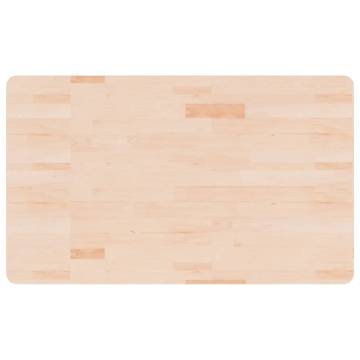 Solid Oak Bathroom Countertop 100x60 cm | Untreated Wooden Top