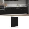 Dishwasher Panel Black 45x3x67 cm Engineered Wood Colour black Quantity in Package 1 Model dishwasher panel 45 cm Number of 