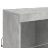 Modern Concrete Grey Sideboard with LED Lights | Hipomarket