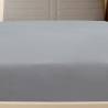 Jersey Fitted Sheet Grey 100x200 cm Cotton | Hipo Market