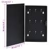 Key Box with Magnetic Board - Black 30x20x5.5 cm | HiPoMarket