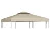 Gazebo Cover Canopy Replacement 310 g / m² Beige 3 x 3 m Colour beige Size 3 x 3 m Quantity in Package 1 