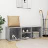 Shoe Storage Bench Concrete Grey - Stylish & Practical