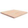 Square Table Top 80x80x4 cm Untreated Solid Wood Oak Colour natural Size 80 x 80 x 4 cm Quantity in Package 1 