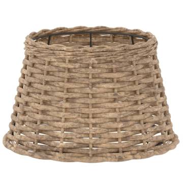 Brown Wicker Lamp Shade Ø38x23 cm - Stylish & Functional