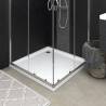 Shower Base Tray with Dots White 80x80x4 cm ABS Size 80 x 80 x 4 cm 