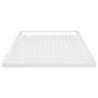 Shower Base Tray with Dots White 80x80 cm - Modern & Durable