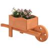 Wooden Wheelbarrow Planters - 2 Pcs | HipoMarket UK