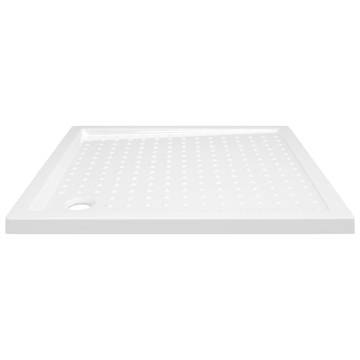 Shower Base Tray with Dots White 80x80 cm - Modern & Durable