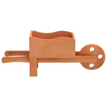 Wooden Wheelbarrow Planters - 2 Pcs | HipoMarket UK