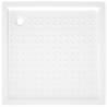 Shower Base Tray with Dots White 80x80 cm - Modern & Durable