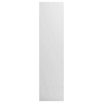 High Gloss White Wardrobe - 50x50x200 cm Engineered Wood