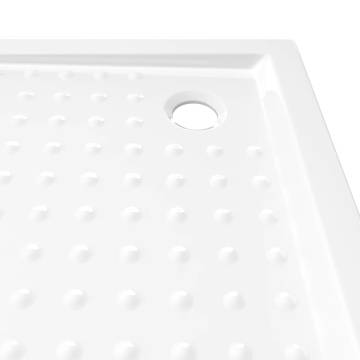 Shower Base Tray with Dots White 80x80 cm - Modern & Durable