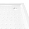 Shower Base Tray with Dots White 80x80 cm - Modern & Durable