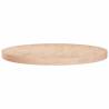 Round Table Top Ø80x4 cm Untreated Solid Wood Oak Colour natural Size Ø 80 x 4 cm Quantity in Package 1 