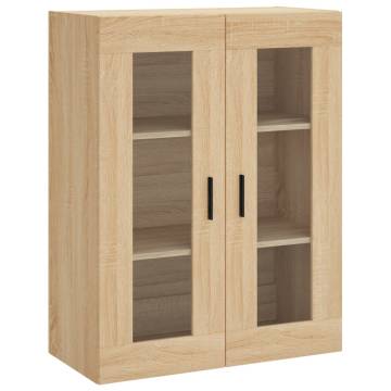 Stylish Highboard Sonoma Oak - 69.5x34x180 cm | HipoMarket