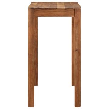 Bar Table Solid Wood Acacia Honey Finish - 110x55x106 cm