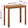 Bar Table Solid Wood Acacia Honey Finish - 110x55x106 cm