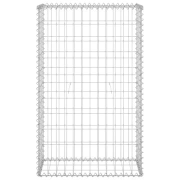 Galvanised Steel Gabion Wall with Covers - 60x30x100 cm