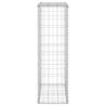 Galvanised Steel Gabion Wall with Covers - 60x30x100 cm