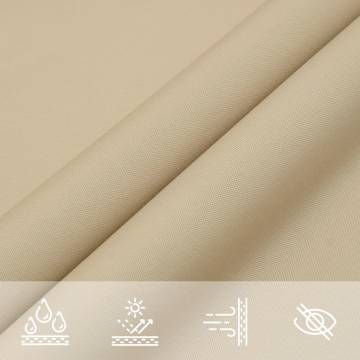 Triangular Sunshade Sail 3x3x4.24 m Beige - Durable Protection