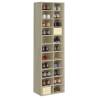 Shoe Cabinet Sonoma Oak - Durable Engineered Wood Storage