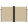 Retractable Side Awning Beige 200x1000 cm - Hipomarket