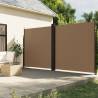 Retractable Side Awning Taupe 220x1000 cm Colour taupe Size 220 x 1000 cm Quantity in Package 1 