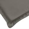 Lowback Chair Cushions 4 pcs - Melange Dark Grey | HipoMarket