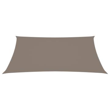 Sunshade Sail Oxford Fabric 5x7m Taupe - Outdoor Protection