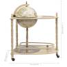 Freestanding Globe Bar - Eucalyptus Wood & Green Design