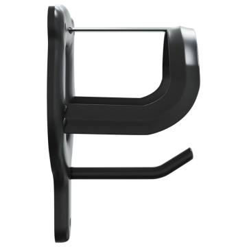 Bridle Racks 3 pcs Wall Mounted Black Iron | HipoMarket UK