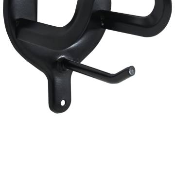 Bridle Racks 3 pcs Wall Mounted Black Iron | HipoMarket UK