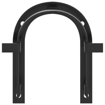 Bridle Rack Wall Mounted Black Iron - Organize Your Stable