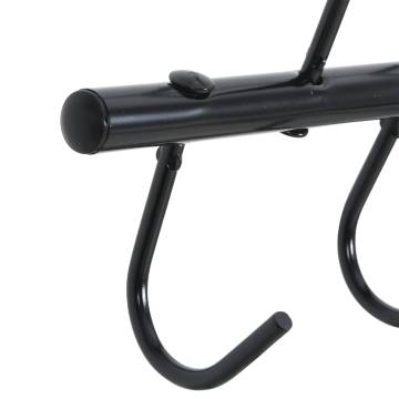 Bridle Hanger with 6 Swivel Hooks - Black Steel Storage Solution