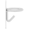 Bucket Hooks 3 pcs - Wall Mounted Silver Galvanised Steel