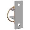 Bucket Hooks 3 pcs - Wall Mounted Silver & Brown Steel