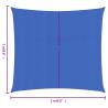 Sunshade Sail 3x3m Blue HDPE - UV & Water Resistant