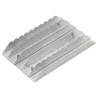 Curry Combs 3 pcs Silver Aluminium - Durable Horse Grooming Tool