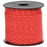 Durable Tent Guy Rope with Reflective Strips - 50m 4mm