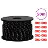 Tent Guy Rope with Reflective Strips and Spanners 50 m 5 mm Colour black Size 5 mm Quantity in Package 1 