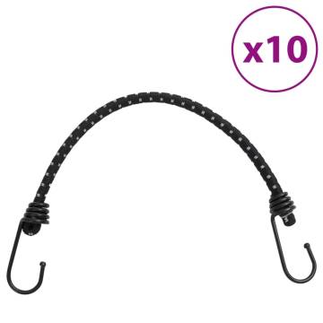 Bungee Cords with Reflective Strips - 10 pcs 46 cm | HipoMarket