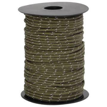 Durable Tent Guy Rope with Reflective Strips - 50m 3mm