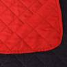 Double-sided Quilted Bedspread Red & Black - 230x260 cm | Hipo Market