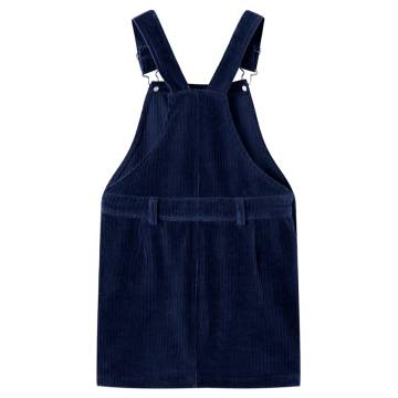 Kids' Corduroy Overall Dress Navy - Size 104 | Hipo Market