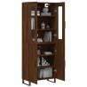 Stylish Highboard Brown Oak 69.5x34x180 cm - Durable & Elegant