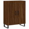 Stylish Highboard Brown Oak 69.5x34x180 cm - Durable & Elegant