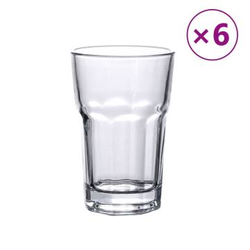 Set of 6 Beer Glasses - 295 ml | Durable & Stylish